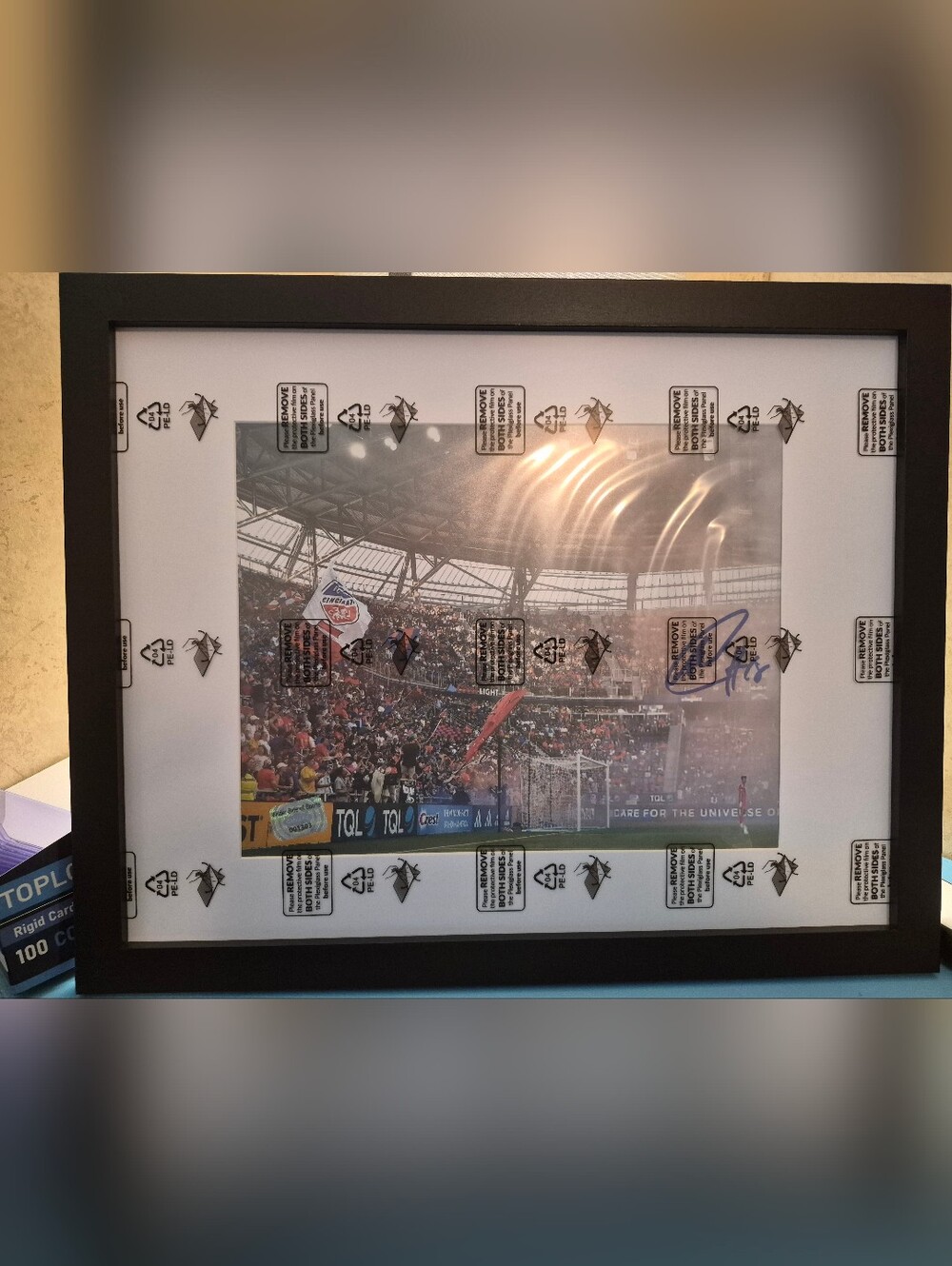 Roman Celentano 8×10 Framed Autographed Cincinnati FC Stadium Photo
